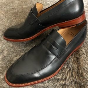Size 10 Warfield & Grand, Black Penny Loafer